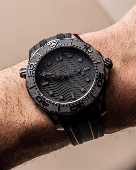 all black omega watch